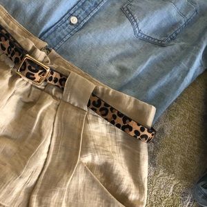 J. Crew Linen Bucket Skirt